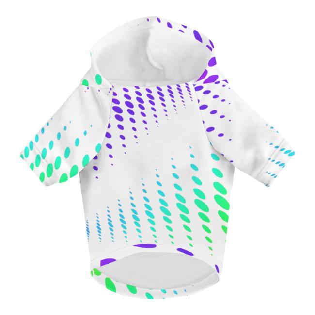 Preview: Hunde-Hoodie, Hundemotiv Chiquito– bunte Popart, gemütlich, waschbar, Polyster